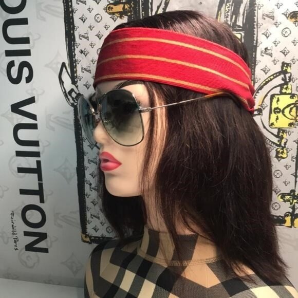 New Authentic Givenchy GV7144/S PEF/EZ Sunglasses – Green/Gold Gradient - Picture 8 of 13